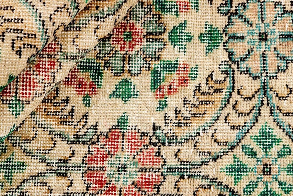 Vintage Royal Collection: Antique Persian Hand-Knotted Rugs in Stonewashed, Recoloured Finishes107 cm x 190 cm