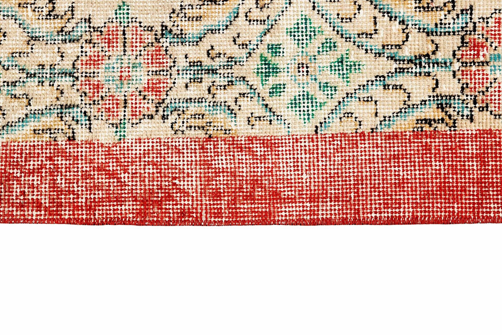 Vintage Royal Collection: Antique Persian Hand-Knotted Rugs in Stonewashed, Recoloured Finishes107 cm x 190 cm