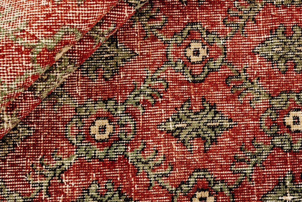 Vintage Royal Collection: Antique Persian Hand-Knotted Rugs in Stonewashed, Recoloured Finishes118 cm x 207 cm