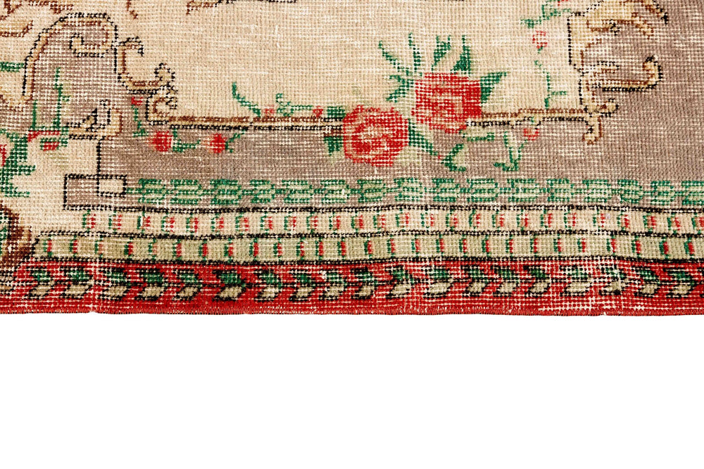 Vintage Royal Collection: Antique Persian Hand-Knotted Rugs in Stonewashed, Recoloured Finishes118 cm x 204 cm