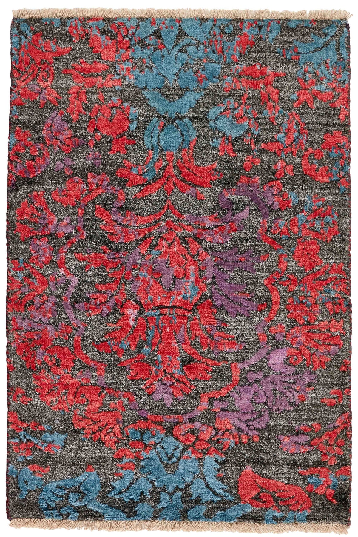 Hand Knotted Kashmir Rugs - The Damask Collection: Timeless & Elegant Carpets for Every Home60 cm x 90 cm