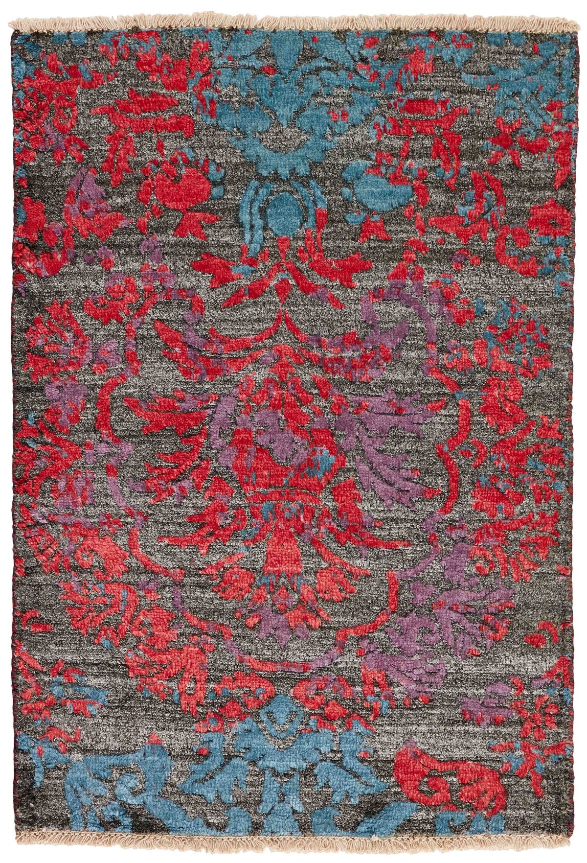 Timeless Hand Knotted Kashmir Rugs - The Damask Collection for Stylish Spaces60 cm x 90 cm