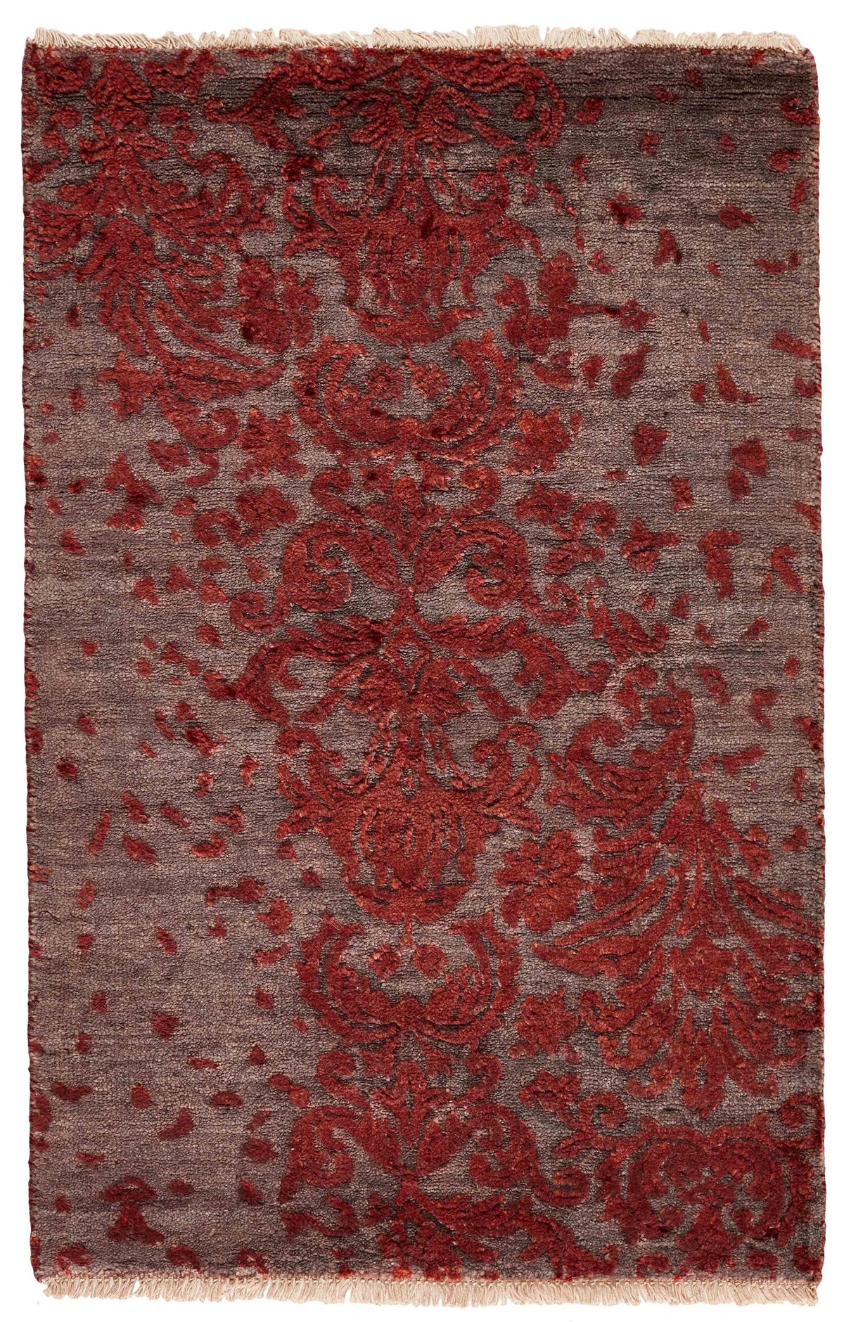 The Damask Collection: Superior Hand Knotted Rugs from Kashmir for Your Home60 cm x 90 cm