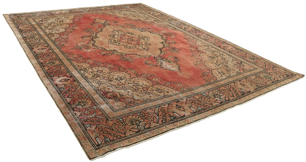 Vintage Royal Collection: Antique Persian Hand-Knotted Rugs in Stonewashed, Recoloured Finishes290 cm x 390 cm