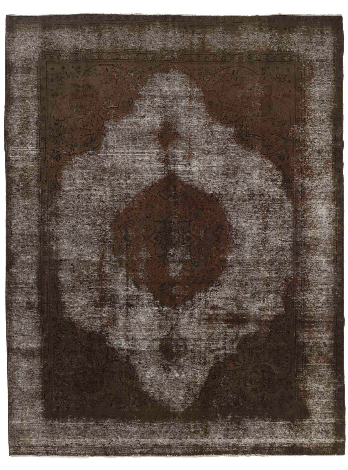 Vintage Royal Collection: Antique Persian Hand-Knotted Rugs in Stonewashed, Recoloured Finishes296 cm x 387 cm