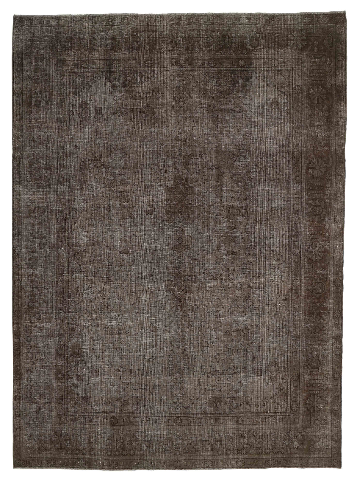 Vintage Royal Collection: Antique Persian Hand-Knotted Rugs in Stonewashed, Recoloured Finishes235 cm x 326 cm