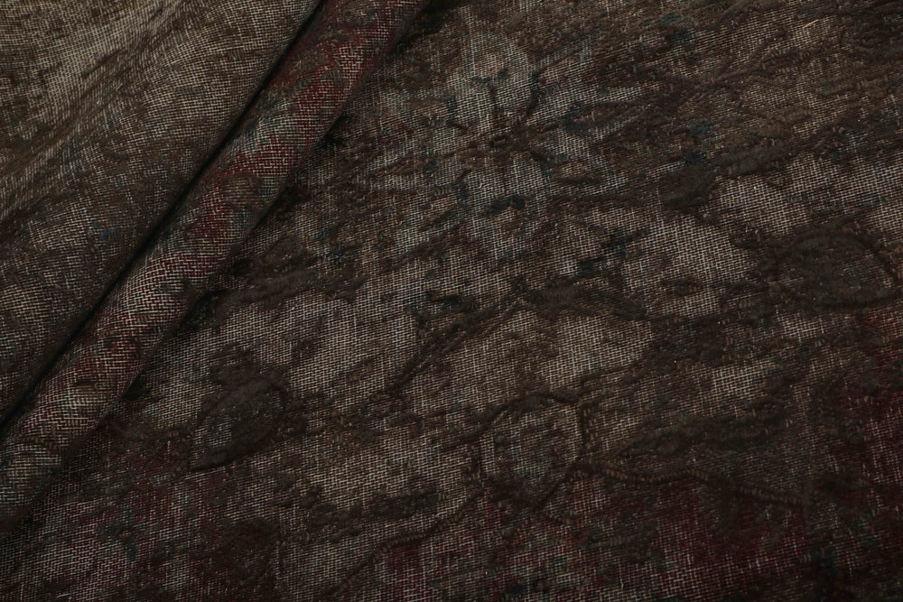 Vintage Kerman Collection: Antique Persian Hand-Knotted Rugs in Recoloured, Stonewashed Finishes291 cm x 382 cm