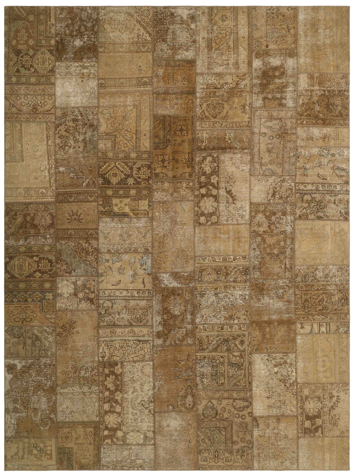 Vintage Royal Patchwork Rugs | Antique Persian Handcraft309 cm x 410 cm