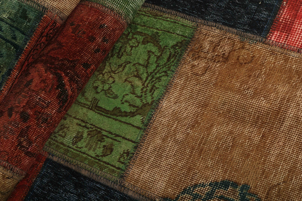 Vintage Royal Patchwork Rugs | Antique Persian Handcraft200 cm x 200 cm