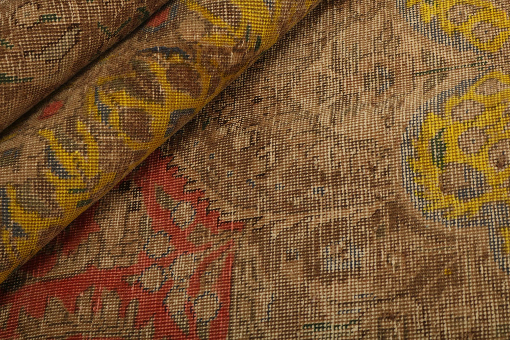 Vintage Royal Collection: Antique Persian Hand-Knotted Rugs in Stonewashed, Recoloured Finishes297 cm x 392 cm