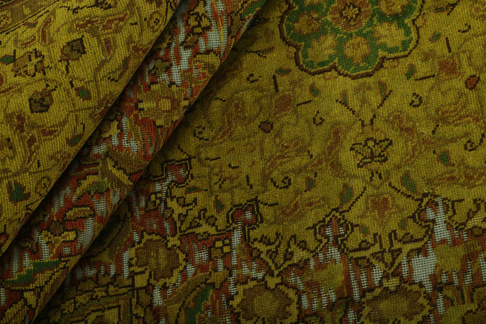 Vintage Royal Collection: Antique Persian Hand-Knotted Rugs in Stonewashed, Recoloured Finishes224 cm x 320 cm
