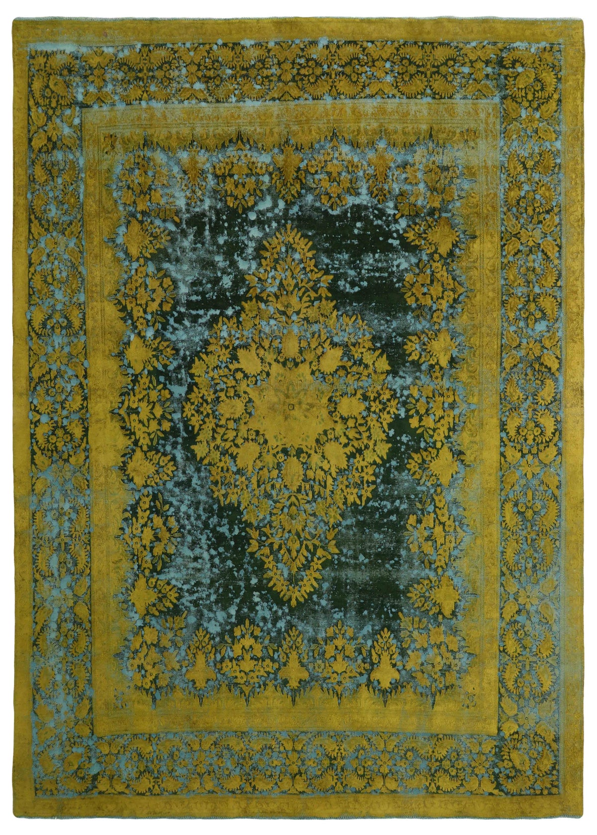 Vintage Kerman Fine Collection: Antique Persian Hand-Knotted Rugs in Stonewashed, Recoloured Finishes294 cm x 408 cm