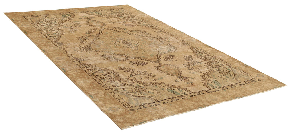 Vintage Royal Collection: Antique Persian Hand-Knotted Rugs in Stonewashed, Recoloured Finishes180 cm x 282 cm