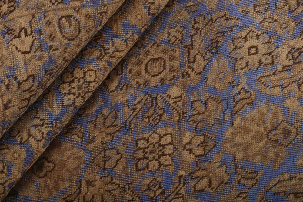 Vintage Royal Collection: Antique Persian Hand-Knotted Rugs in Stonewashed, Recoloured Finishes214 cm x 312 cm