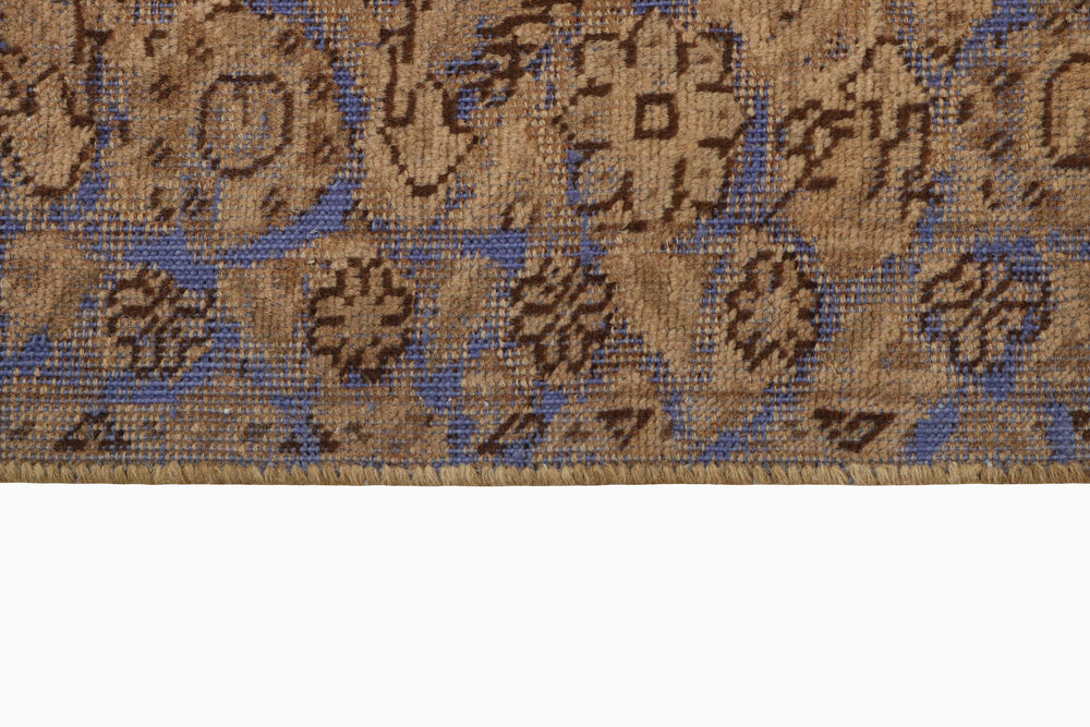 Vintage Royal Collection: Antique Persian Hand-Knotted Rugs in Stonewashed, Recoloured Finishes214 cm x 312 cm
