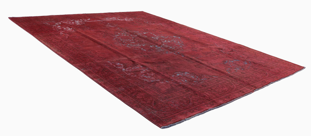Vintage Royal Collection: Antique Persian Hand-Knotted Rugs in Stonewashed, Recoloured Finishes302 cm x 385 cm