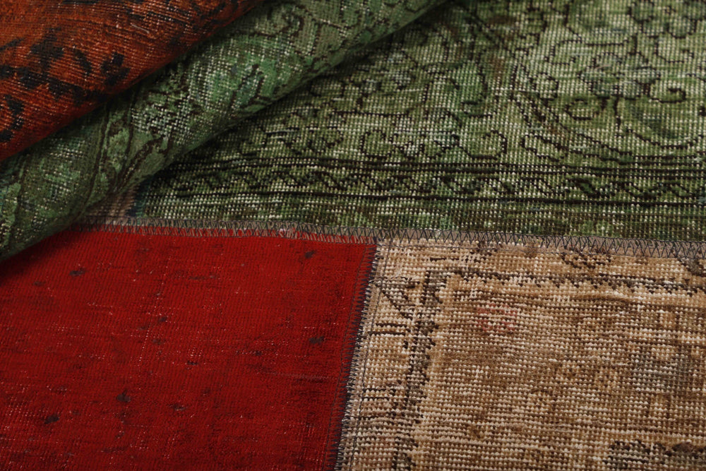 Vintage Royal Patchwork Rugs | Antique Persian Handcraft200 cm x 306 cm