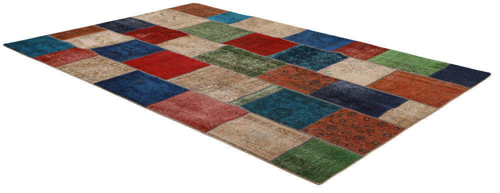 Vintage Royal Patchwork Rugs | Antique Persian Handcraft200 cm x 306 cm