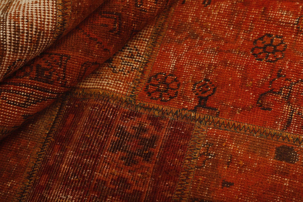 Vintage Royal Patchwork Rugs | Antique Persian Handcraft153 cm x 200 cm