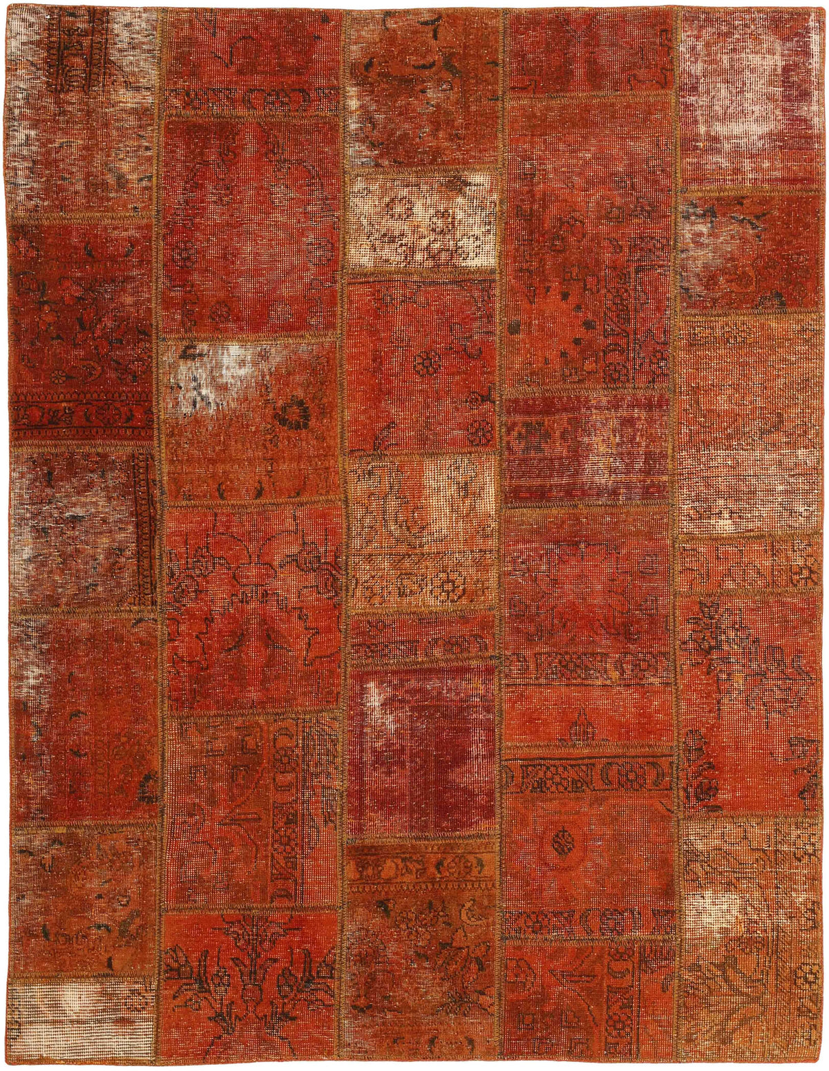 Vintage Royal Patchwork Rugs | Antique Persian Handcraft153 cm x 200 cm