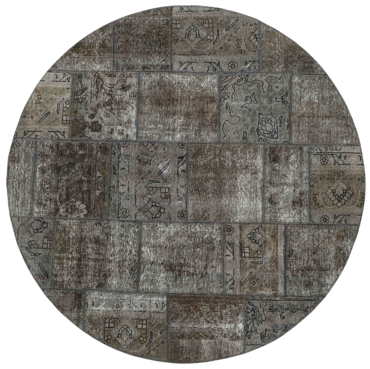 Vintage Royal Patchwork Rugs | Antique Persian Handcraft200 cm x 200 cm