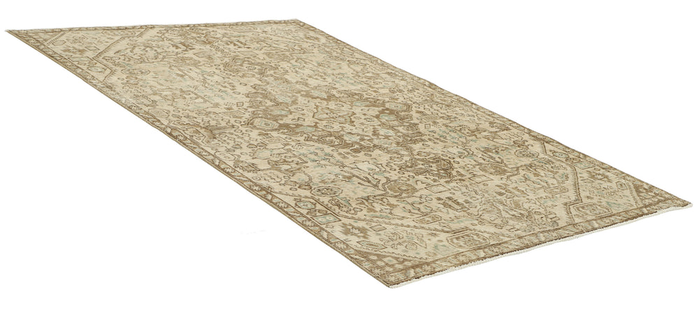 Vintage Royal Collection: Antique Persian Hand-Knotted Rugs in Stonewashed, Recoloured Finishes159 cm x 249 cm