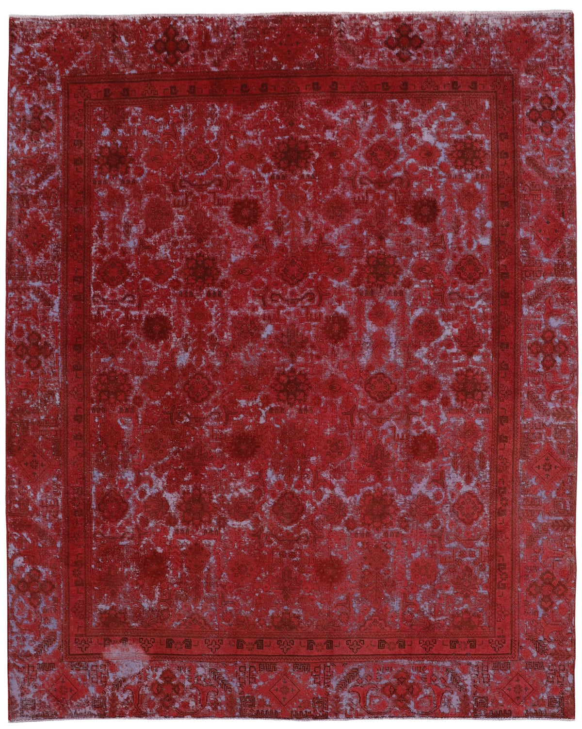 Vintage Royal Collection: Antique Persian Hand-Knotted Rugs in Stonewashed, Recoloured Finishes219 cm x 271 cm