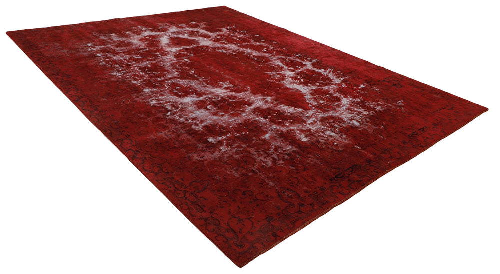 Vintage Kerman Collection: Antique Persian Hand-Knotted Rugs in Recoloured, Stonewashed Finishes298 cm x 390 cm