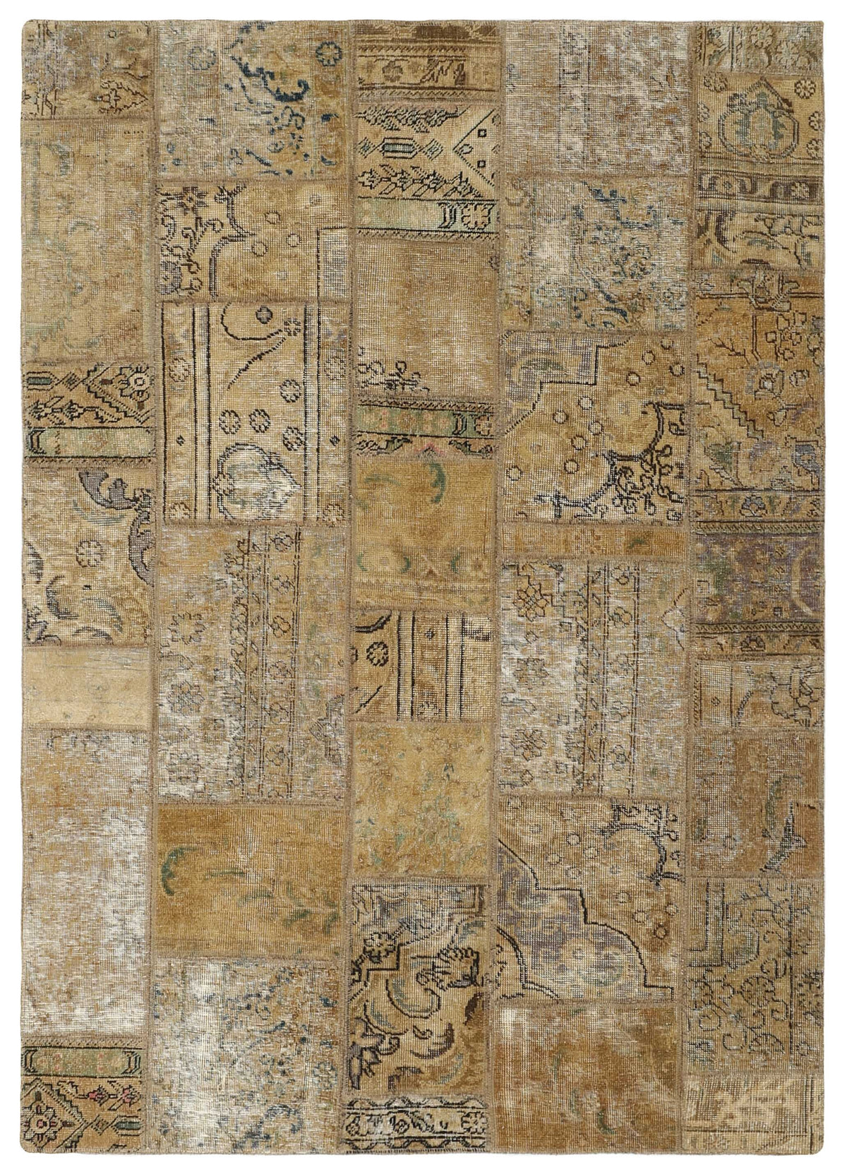 Vintage Royal Patchwork Rugs | Antique Persian Handcraft166 cm x 230 cm