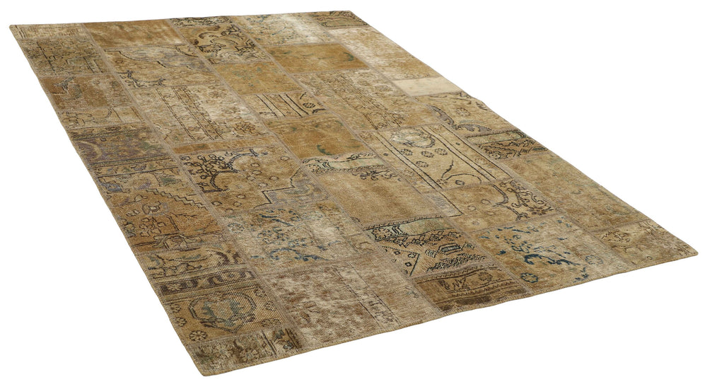 Vintage Royal Patchwork Rugs | Antique Persian Handcraft166 cm x 230 cm