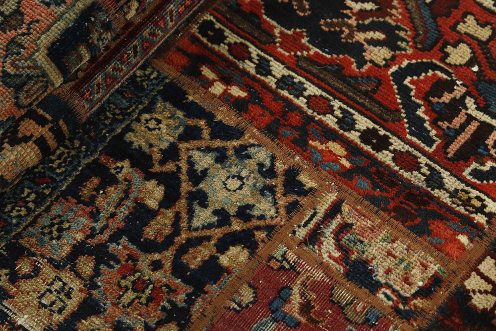 Persian Malayer Patchwork Rugs | Antique Hand-Knotted Persian Craftsmanship74 cm x 250 cm