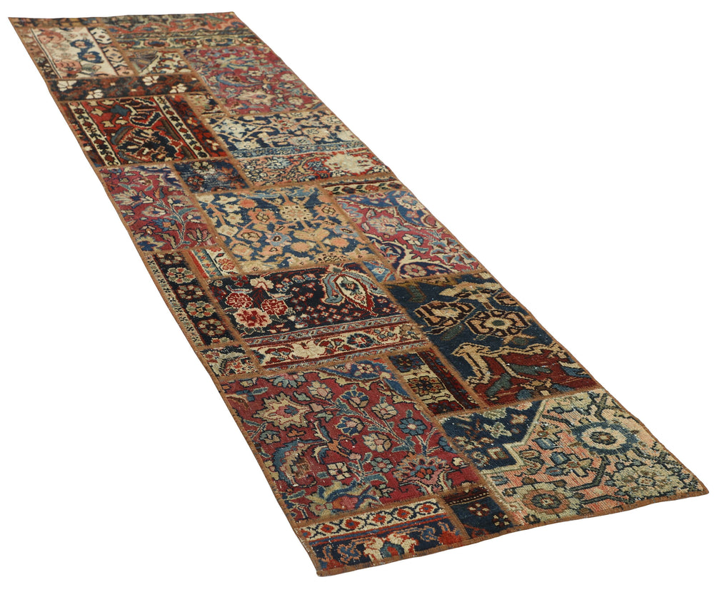 Persian Malayer Patchwork Rugs | Antique Hand-Knotted Persian Craftsmanship74 cm x 250 cm