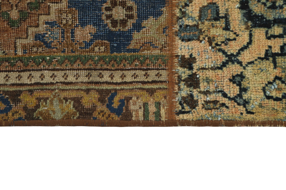 Persian Malayer Patchwork Rugs | Antique Hand-Knotted Persian Craftsmanship75 cm x 250 cm