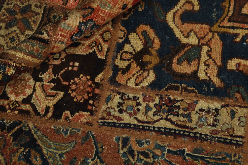 Persian Malayer Patchwork Rugs | Antique Hand-Knotted Persian Craftsmanship140 cm x 199 cm