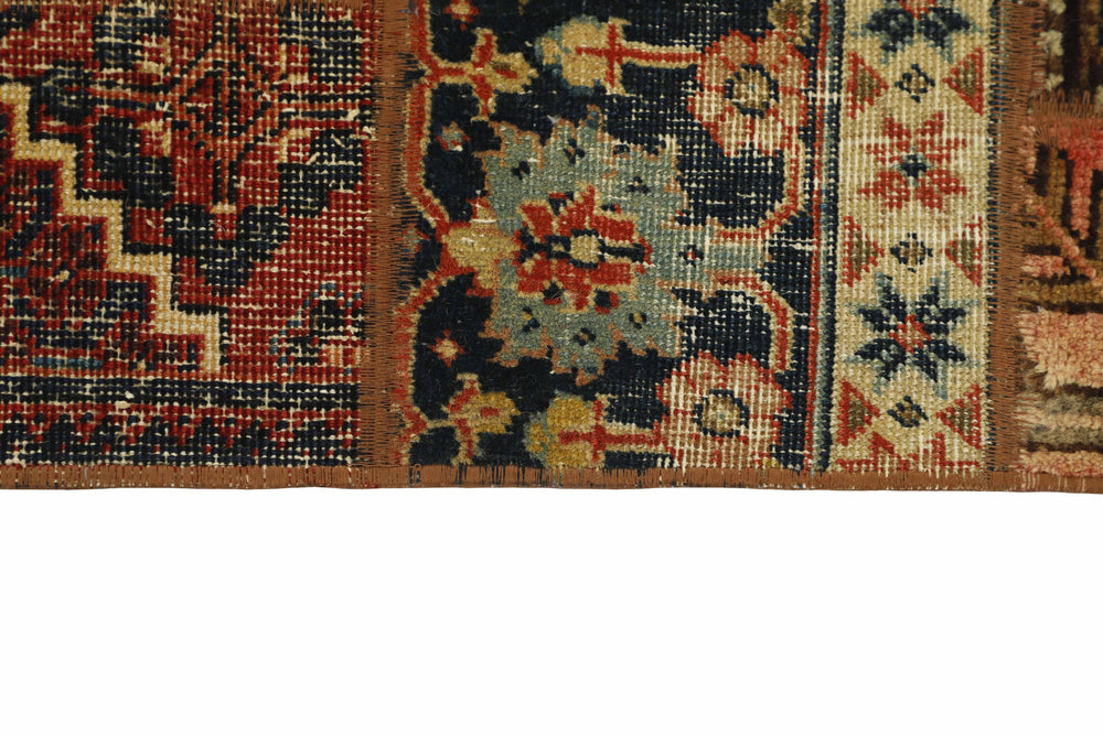 Persian Malayer Patchwork Rugs | Antique Hand-Knotted Persian Craftsmanship140 cm x 199 cm