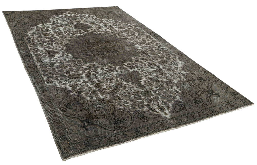 Vintage Royal Collection: Antique Persian Hand-Knotted Rugs in Stonewashed, Recoloured Finishes180 cm x 283 cm