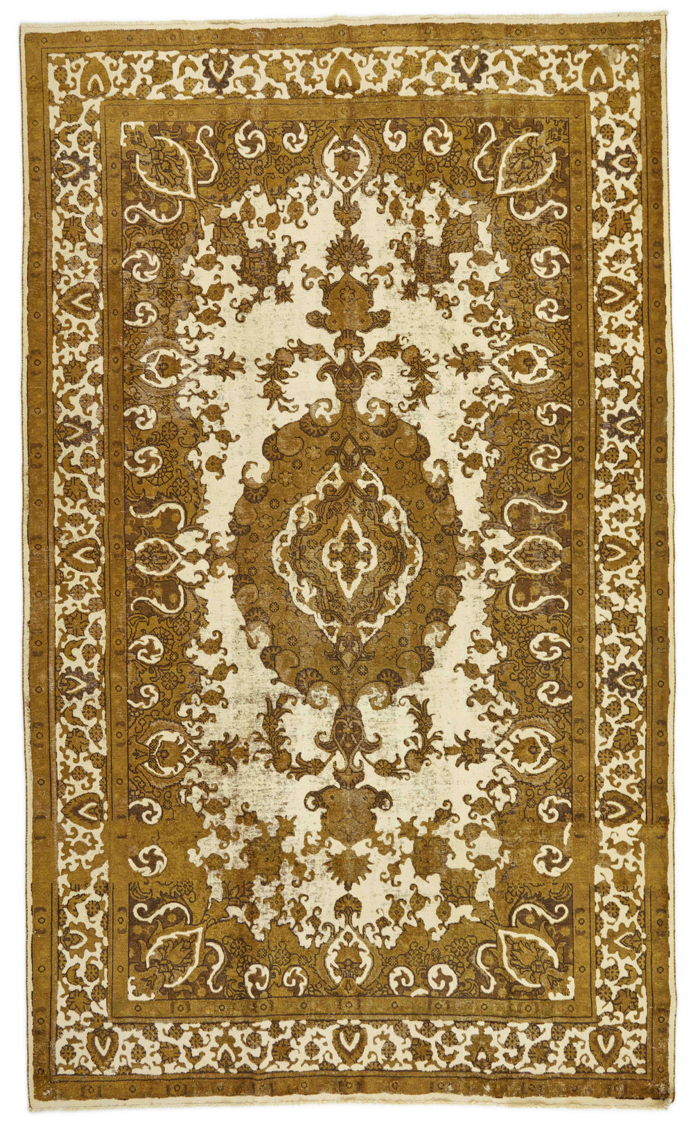 Vintage Royal Collection: Antique Persian Hand-Knotted Rugs in Stonewashed, Recoloured Finishes293 cm x 488 cm