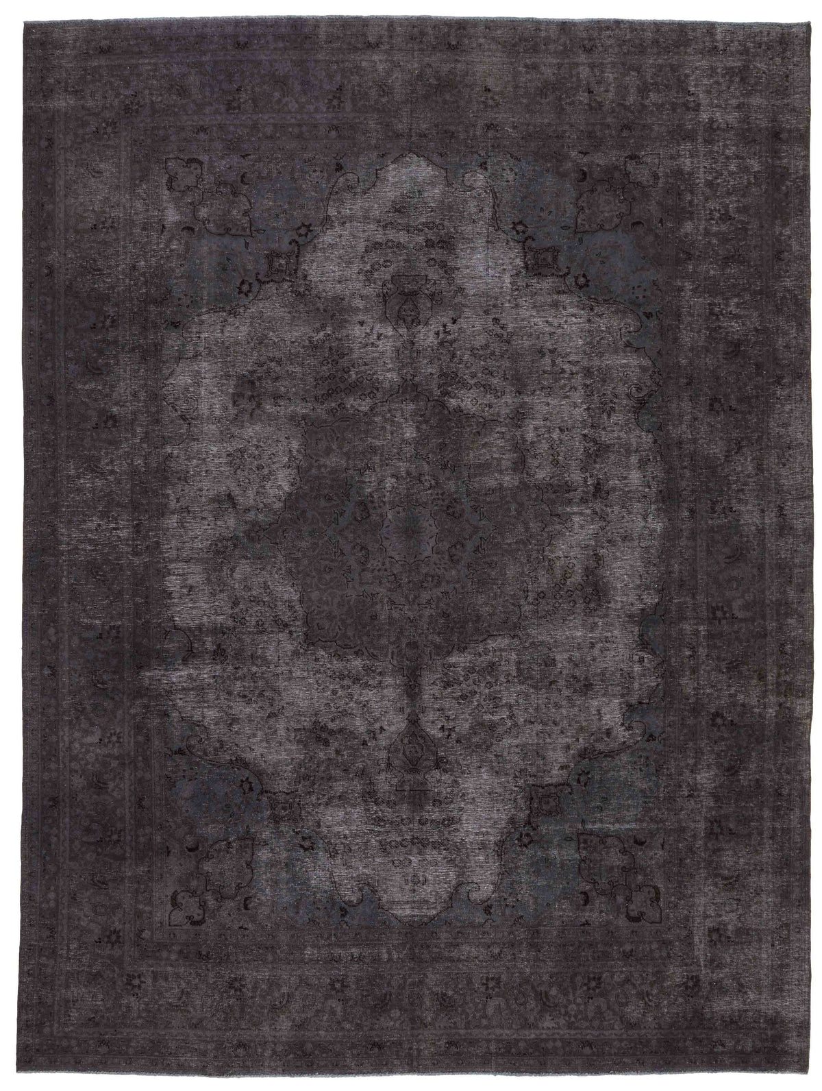 Vintage Royal Collection: Antique Persian Hand-Knotted Rugs in Stonewashed, Recoloured Finishes288 cm x 388 cm