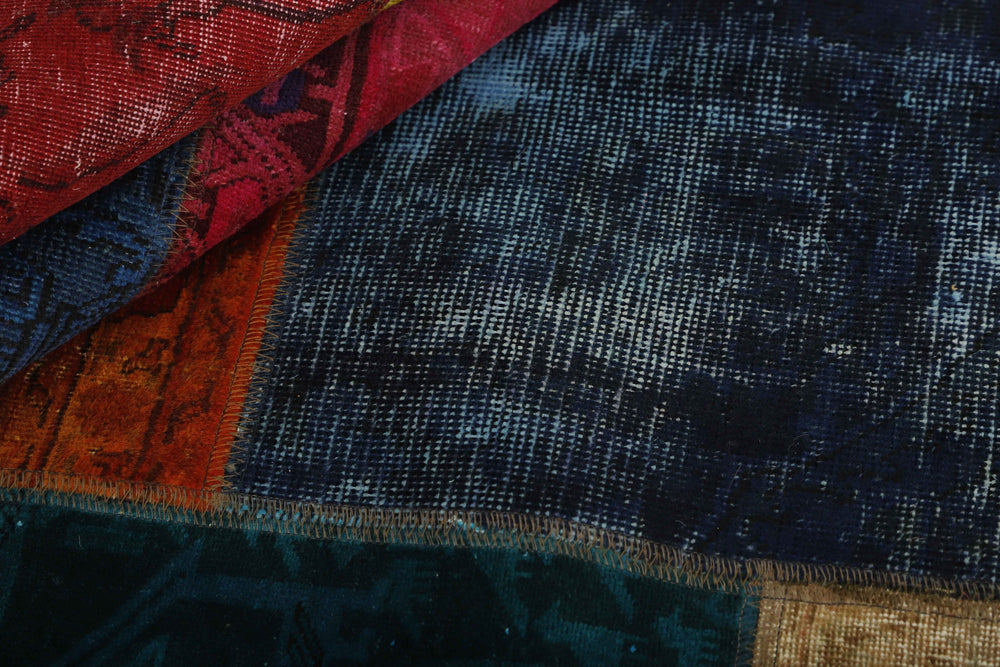 Vintage Royal Patchwork Rugs | Antique Persian Handcraft202 cm x 307 cm
