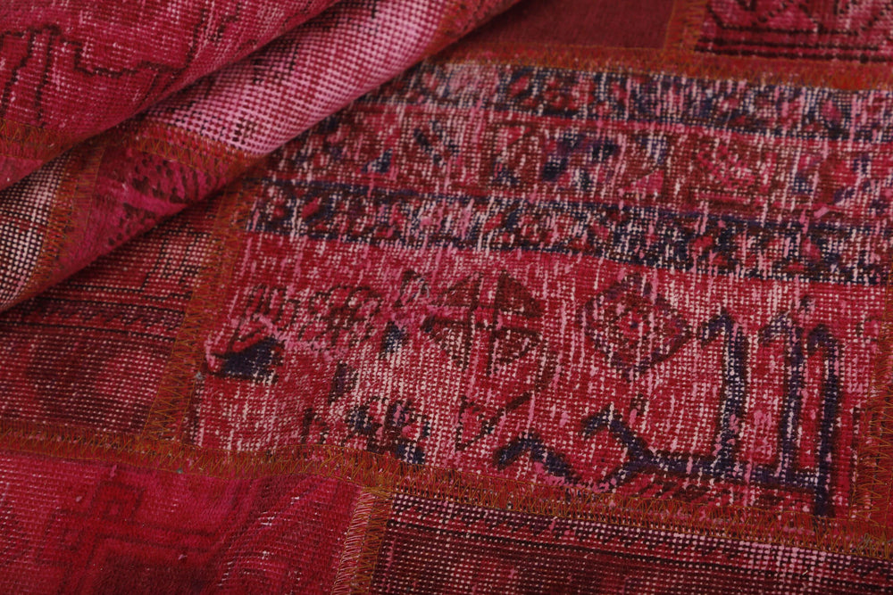 Vintage Royal Patchwork Rugs | Antique Persian Handcraft252 cm x 355 cm