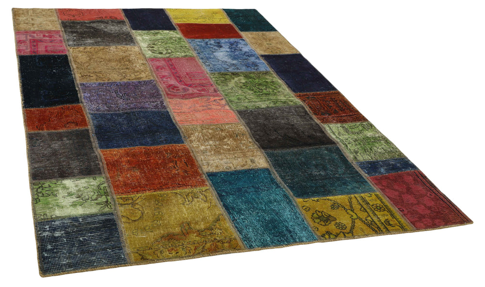 Vintage Royal Patchwork Rugs | Antique Persian Handcraft156 cm x 239 cm