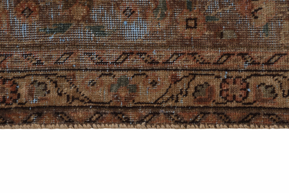 Vintage Royal Collection: Antique Persian Hand-Knotted Rugs in Stonewashed, Recoloured Finishes302 cm x 394 cm