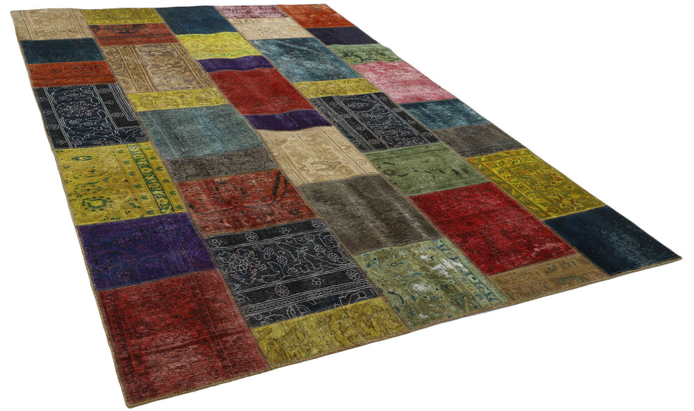 Vintage Royal Patchwork Rugs | Antique Persian Handcraft200 cm x 308 cm