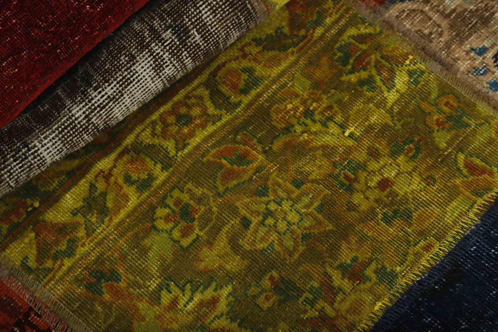 Vintage Royal Patchwork Rugs | Antique Persian Handcraft200 cm x 200 cm