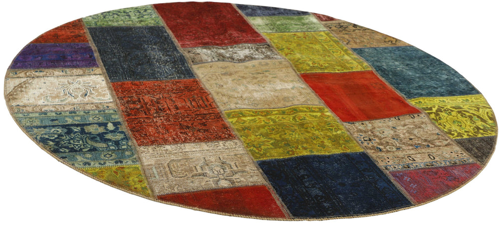 Vintage Royal Patchwork Rugs | Antique Persian Handcraft200 cm x 200 cm
