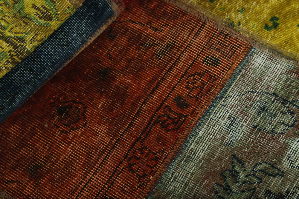 Vintage Royal Patchwork Rugs | Antique Persian Handcraft200 cm x 200 cm