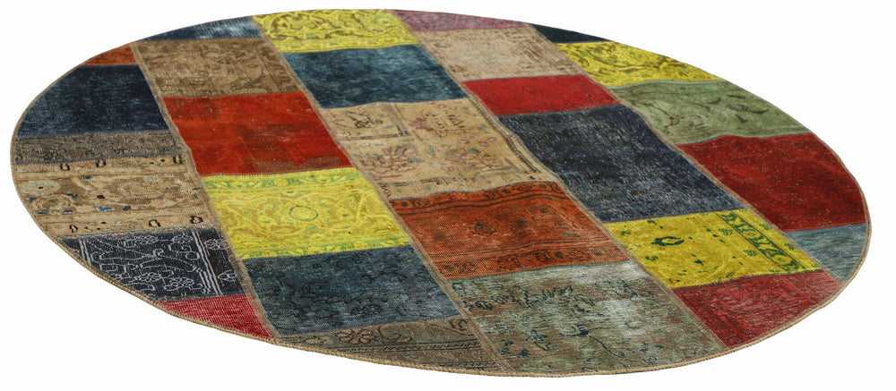 Vintage Royal Patchwork Rugs | Antique Persian Handcraft200 cm x 200 cm