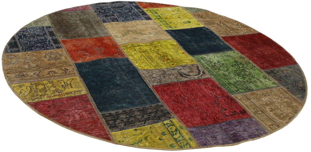 Vintage Royal Patchwork Rugs | Antique Persian Handcraft200 cm x 200 cm