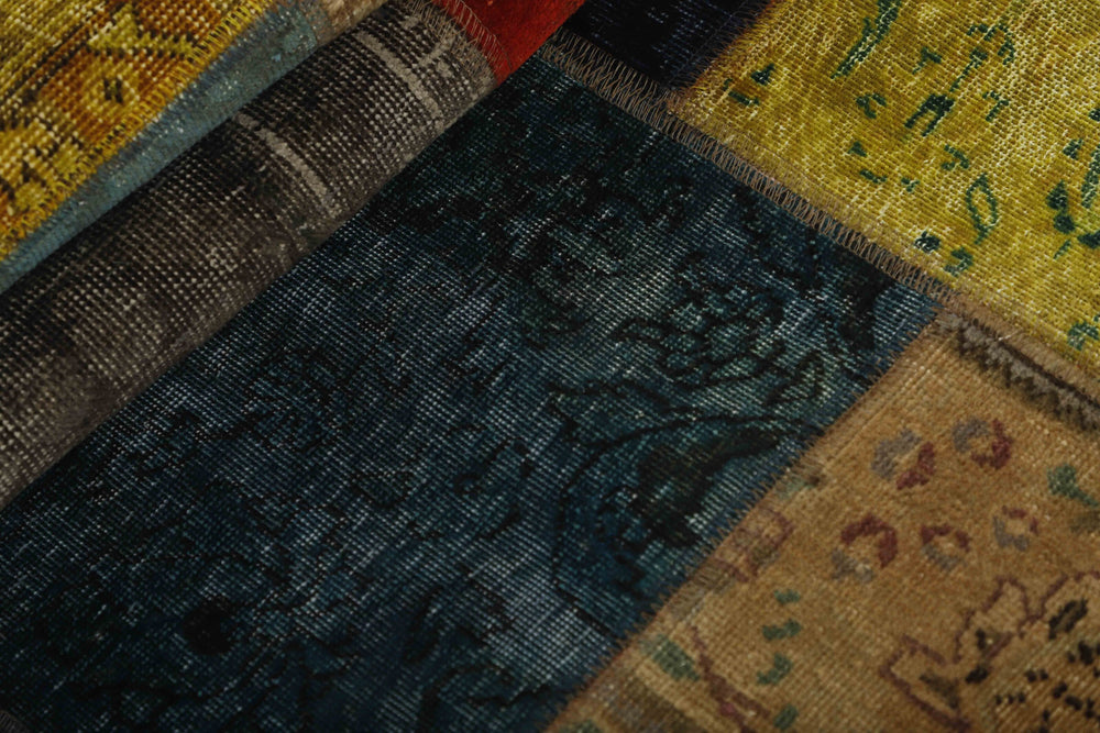 Vintage Royal Patchwork Rugs | Antique Persian Handcraft200 cm x 200 cm
