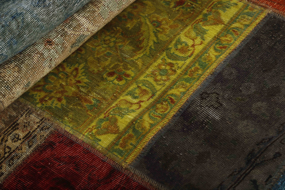 Vintage Royal Patchwork Rugs | Antique Persian Handcraft250 cm x 250 cm